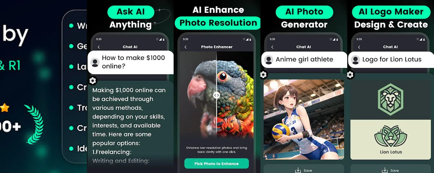 AI Chat・Ask Chatbot Assistant screenshots