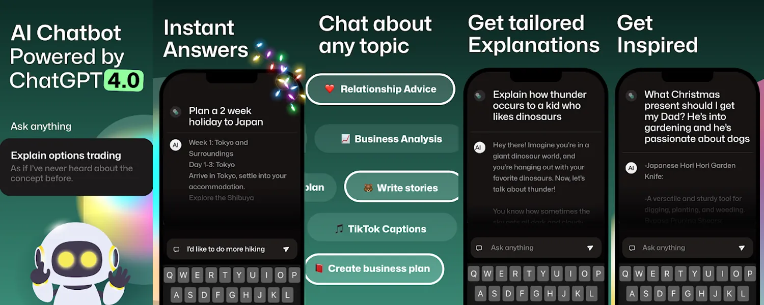 AI Chatbot - Chat AI Assistant screenshots